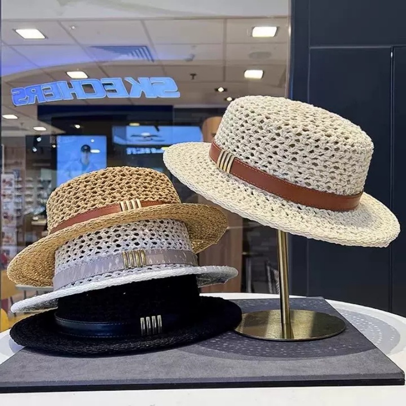 Nuovo Cappello da Sole a Tesa  - Bucket Hat Straw recensione e prezzo