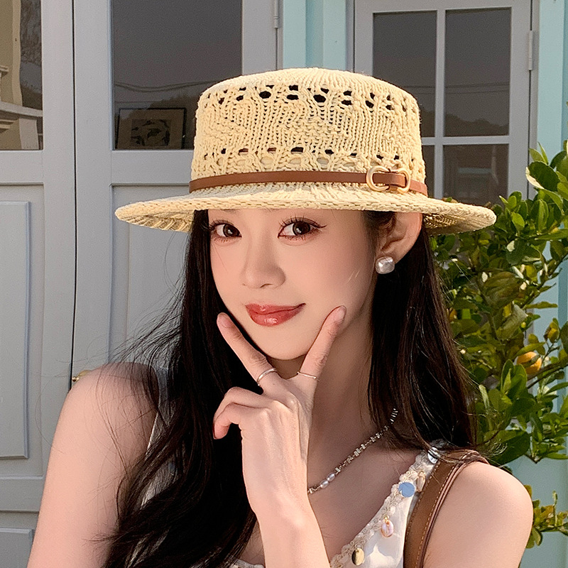 Nuovo Cappello da Sole a Tesa  - Bucket Hat Straw recensione e prezzo